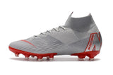 NIKE Mercurial Superfly VI 360 Elite AG High Cut Silver Red - StarStadium