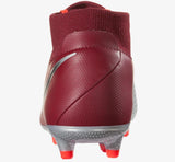 Nike Phantom Vision Elite DF FG Soccer Cleats Maroon Silver Black - StarStadium