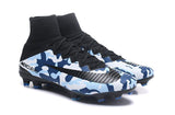 Nike Mercurial Superfly V FG Soccer Cleats Military Camouflage Blue - StarStadium