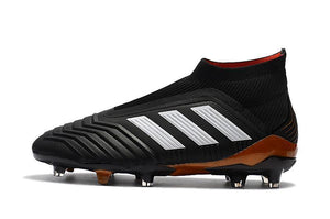 Adidas Predator FG Cleats  Black/White/Red