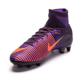 Nike Mercurial Superfly V AG Soccer Cleats Purple Bright Citrus - StarStadium