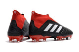 Adidas Predator 18+ FG Soccer Cleats Solar Red Core Black White - StarStadium