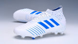 Adidas Predator 19.1 FG White Blue - StarStadium