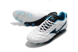 Mizuno Rebula V1 FG Soccer Cleats White Black Blue - StarStadium