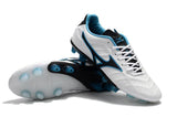 Mizuno Rebula V1 FG Soccer Cleats White Black Blue - StarStadium