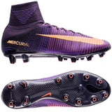 Nike Mercurial Superfly V AG Soccer Cleats Purple Bright Citrus - StarStadium