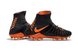 Nike Hypervenom Phantom III DF FG Soccer Cleats Black Orange - StarStadium