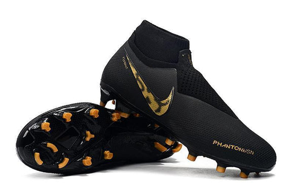 Nike Phantom Vision Elite DF FG Black Gold Ghost