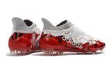 Adidas X 17+ Purechaos FG Soccer Cleats White Solar Red - StarStadium