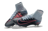 Nike Mercurial Superfly V FG Soccer Cleats Black Grey Chrome - StarStadium