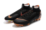 Nike Mercurial Superfly VI 360 Elite FG Soccer Cleats Black Orange - StarStadium