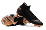 Nike Mercurial Superfly VI 360 Elite FG Soccer Cleats Black Orange - StarStadium