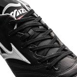 Mizuno Morelia Neo II FG Soccer Cleats Black White Red - StarStadium