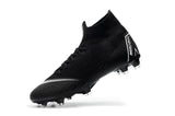 NIKE Mercurial Superfly VI 360 Elite FG Black White - StarStadium