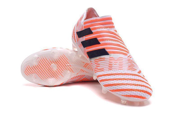 Adidas Nemeziz Messi 17+ 360 Agility FG Soccer Cleats OrangeWhiteBlack - StarStadium