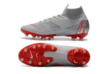 NIKE Mercurial Superfly VI 360 Elite AG High Cut Silver Red - StarStadium