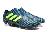 Adidas Nemeziz Messi 17+ 360 Agility FG Soccer Cleats BlackBlueYellow - StarStadium