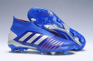 Adidas Predator 19.1 FG Blue Red Without Laces - StarStadium