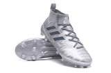 Adidas ACE 17.1 Magnetic Control FG Soccer Cleats Silver Metallic - StarStadium