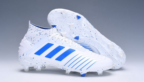 Adidas Predator 19.1 FG White Blue - StarStadium