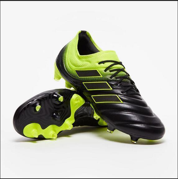 Adidas Copa 19.1 FG Black Yellow Green - StarStadium