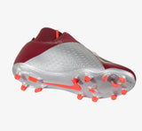 Nike Phantom Vision Elite DF FG Soccer Cleats Maroon Silver Black - StarStadium