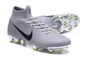 Nike Mercurial Superfly VI Elite FG Silver Black High Cut - StarStadium