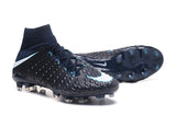 Nike Hypervenom Phantom III DF FG Soccer Cleats Black White - StarStadium