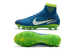 Nike Mercurial Superfly V Neymar AG Soccer Cleats Blue White Volt - StarStadium