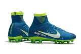 Nike Mercurial Superfly V Neymar AG Soccer Cleats Blue White Volt - StarStadium