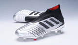 Adidas Predator 19.1 FG Silver Black - StarStadium