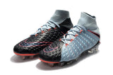 Nike Hypervenom Phantom III DF FG Soccer Cleats Black Pink Army Blue - StarStadium