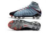 Nike Hypervenom Phantom III DF FG Soccer Cleats Black Pink Army Blue - StarStadium