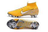 NIKE Mercurial Superfly VI 360 Elite Neymar FG Yellow White High Cut - StarStadium