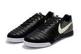 Nike TiempoX Ligera IV IC Indoor Soccer Shoes CY0037 Black/White/Black - StarStadium