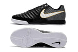 Nike TiempoX Ligera IV IC Indoor Soccer Shoes CY0037 Black/White/Black - StarStadium