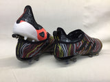 Adidas Glitch Skin 17 FG Soccer Shoes Black Fluorescent Red White - StarStadium