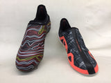 Adidas Glitch Skin 17 FG Soccer Shoes Black Fluorescent Red White - StarStadium