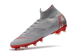 NIKE Mercurial Superfly VI 360 Elite AG High Cut Silver Red - StarStadium