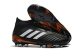 Adidas Predator FG Cleats  Black/White/Red