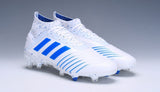 Adidas Predator 19.1 FG White Blue - StarStadium