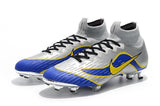 NIKE Mercurial Superfly VI 360 Elite FG Silver Blue Yellow Lining - StarStadium