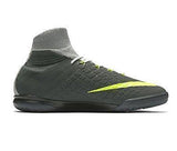 Nike HypervenomX Proximo II DF IC Soccer Shoes Black Volt Dark Grey - StarStadium