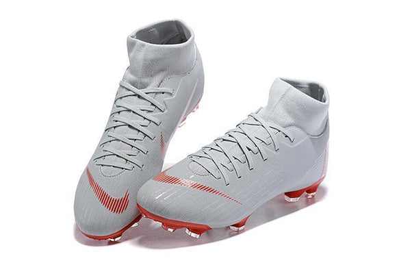 NIKE Mercurial Superfly VI 360 Elite FG Grey Red - StarStadium