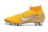 NIKE Mercurial Superfly VI 360 Elite Neymar FG Yellow White High Cut - StarStadium