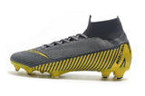 NIKE Mercurial Superfly VI 360 Elite FG Yellow Stripe Grey - StarStadium