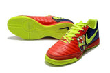 Nike TiempoX Ligera IV Barcelona IC Soccer Shoes Red Fluorescent Green - StarStadium