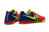 Nike TiempoX Ligera IV Barcelona IC Soccer Shoes Red Fluorescent Green - StarStadium