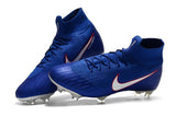 NIKE Mercurial Superfly VI 360 Elite FG Blue White Orange Lining - StarStadium