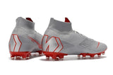 NIKE Mercurial Superfly VI 360 Elite AG High Cut Silver Red - StarStadium